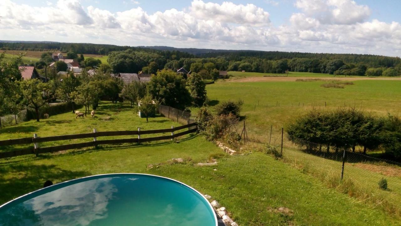 Ferienhaeuschen Blessberg Villa Schalkau Bagian luar foto